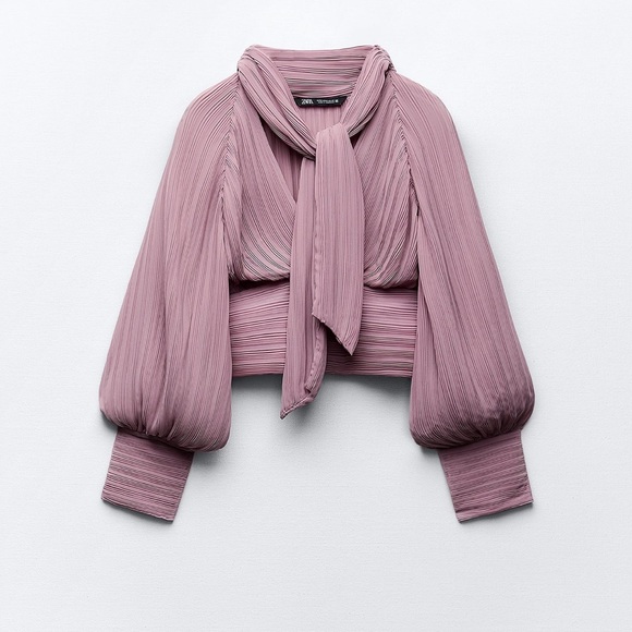 Zara Pink Blush Blouse - Picture 3 of 4